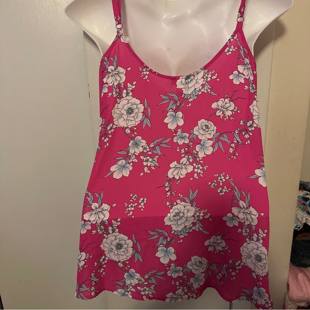 Torrid Sophie Georgette Lace Up Swing Cami Size 1